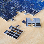 Empire State Gebäude, Manhattan, New York City Puzzle (Seite)