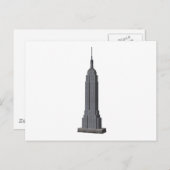Empire State Gebäude: New York City: Postkarte (Vorne/Hinten)