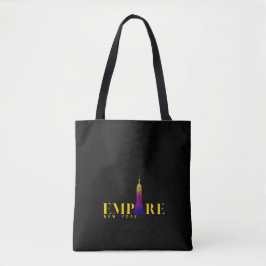 Empire State Gebäude-New York-Vibrant Gold Tasche