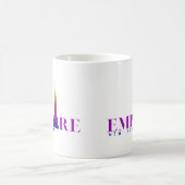Empire State Gebäude-New York-Vibrant Lila- Kaffeetasse (Mittel)