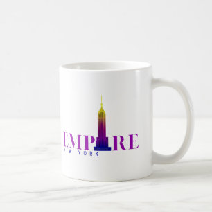 Empire State Gebäude-New York-Vibrant Lila- Kaffeetasse