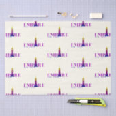 Empire State Gebäude-New York-Vibrant Lila Seidenpapier (Handwerk)