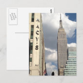 Empire State Gebäude NYC Midtown Architecture Postkarte (Vorne/Hinten)