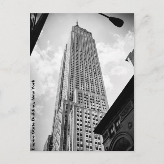 Empire State Gebäude, NYC Postkarte (Vorderseite)