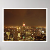 Empire State Gebäude Poster (Vorne)