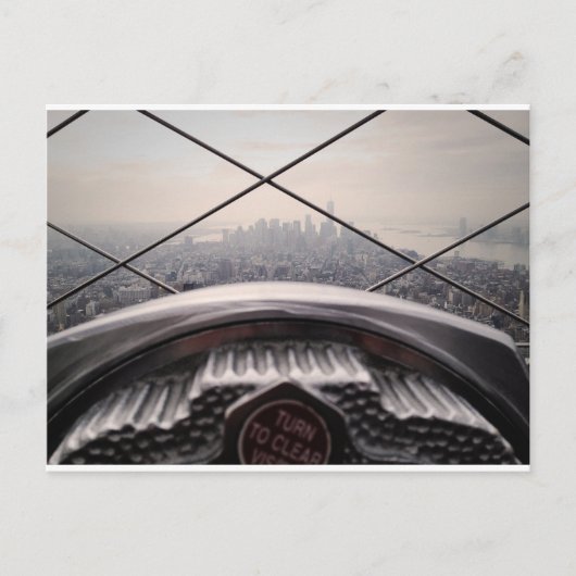 Empire State Gebäude Postkarte (Vorderseite)