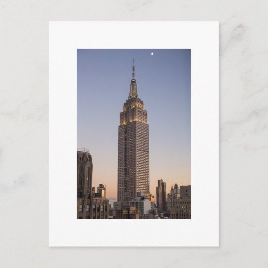 Empire State Gebäude Postkarte (Vorderseite)