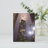 Empire State Gebäude Postkarte (Stehend Vorderseite)
