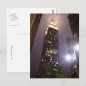 Empire State Gebäude Postkarte (Vorne/Hinten)