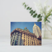 Empire State Gebäude Postkarte (Stehend Vorderseite)
