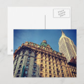 Empire State Gebäude Postkarte (Vorne/Hinten)