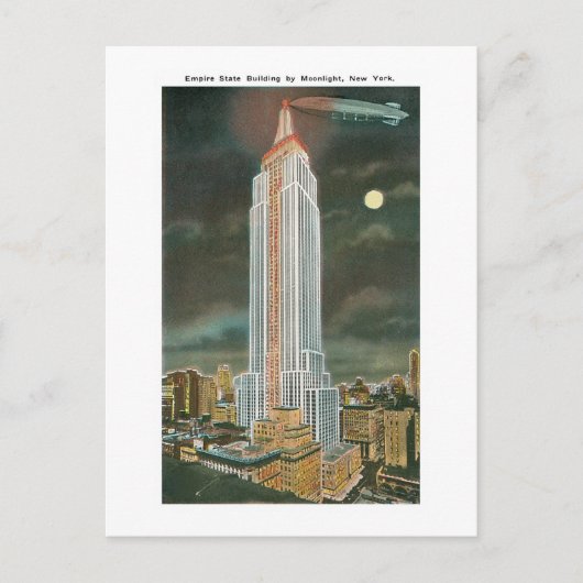 Empire State Gebäude Postkarte (Vorderseite)