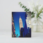 Empire State Gebäude Postkarte (Stehend Vorderseite)
