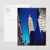 Empire State Gebäude Postkarte (Vorne/Hinten)