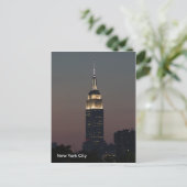 Empire State Gebäude Postkarte (Stehend Vorderseite)