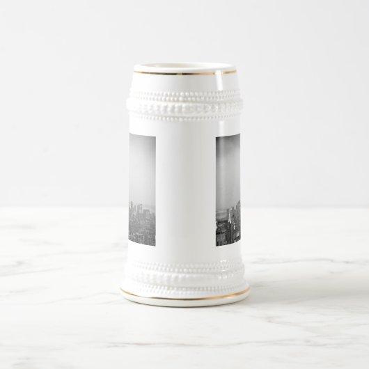 Empire State Gebäude Stein Bierglas (Mittel)