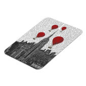 Empire State Gebäude und Red Hot Air Balloons Magnet (Linke Seite)