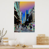 Empire State Gebäude vom 42. Poster (Küche)