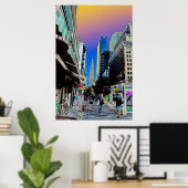Empire State Gebäude vom 42. Poster (Heimbüro)