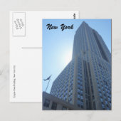 Empire State Gllow Postkarte (Vorne/Hinten)