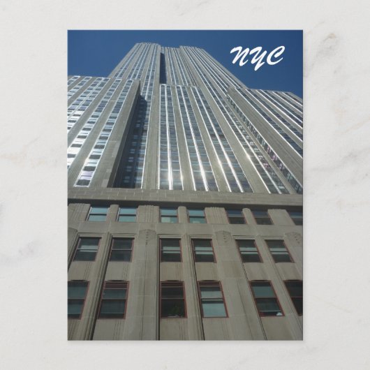 Empire State High nyc Postkarte (Vorderseite)