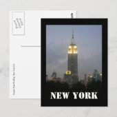 Empire State New York Postkarte (Vorne/Hinten)