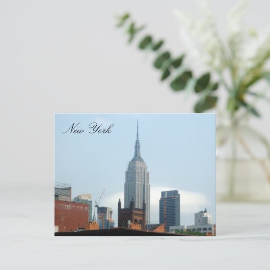 Empire State Postkarte (Stehend Vorderseite)