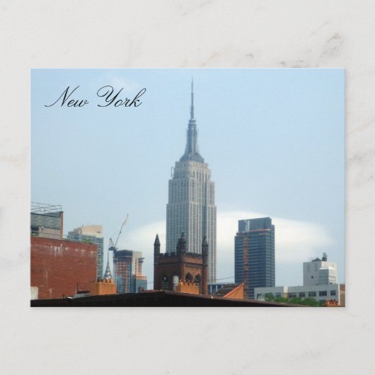 Empire State Postkarte (Vorderseite)