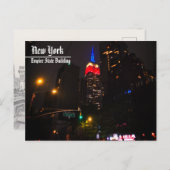 Empire State & Washington Square Postcard New York Postkarte (Vorne/Hinten)
