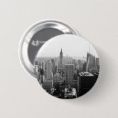 Empire States Gebäude Manhattan Button (Vorne & Hinten)