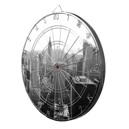 Empire States Gebäude Manhattan Dartscheibe (Vorderseite rechts)