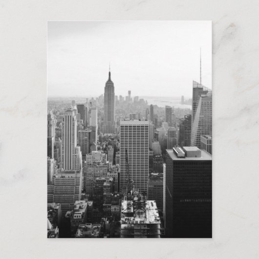 Empire States Gebäude Manhattan Postkarte (Vorderseite)