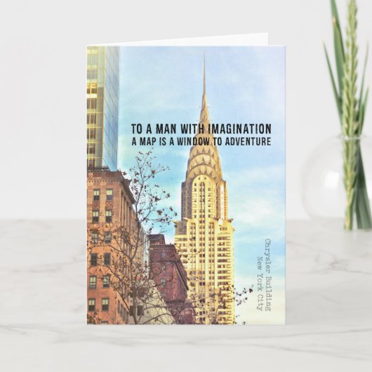 EMPIRE VIEW Grußkarte Dankeskarte (Vorderseite)