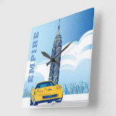 Empire Wall Clock Quadratische Wanduhr (Winkel)