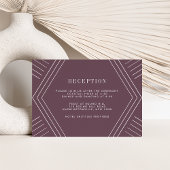 Empire Wedding Reception Card | Eggpflanze Einladung