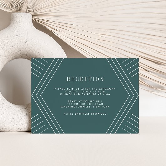 Empire Wedding Reception Card | Jasper Einladung