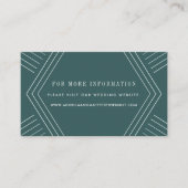 Empire Wedding Website Cards | Jasper Begleitkarte (Vorderseite)