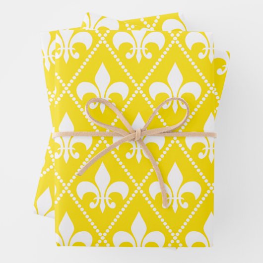 Empire Yellow Lilie Geschenkpapier Set (Beispiel)
