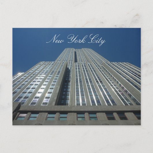 Empirezustand hoch postkarte (Vorderseite)