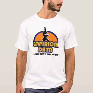 Empirische Daten-Rückseiten dieses Thang herauf T-Shirt