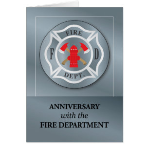 Employee Annivers with Fire Department Silver