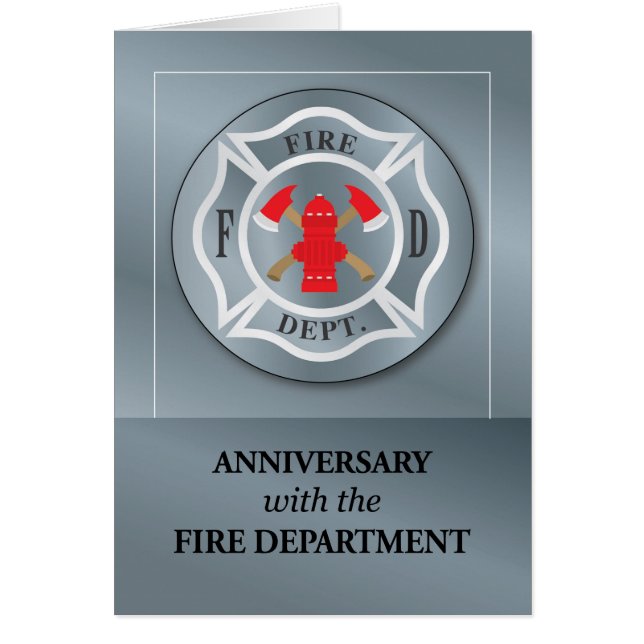 Employee Annivers with Fire Department Silver (Vorne)
