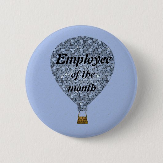 Employee Appreption Mosaic Hot Air Balloon Button (Vorderseite)
