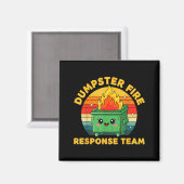 Employee Dumpster Fire Resnse Team Ugly Christmas Magnet (Vorderseite/Rückseite)