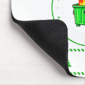 Employee Dumpster Fire Resnse Team Ugly Christmas Mousepad (Ecke)