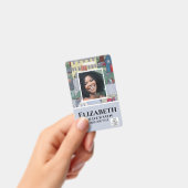 EMPLOYEE FOTO ABZEICHEN QR Code Barcode Eigenschaf Ausweis (Handheld)