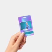 Employee Foto Trendy Holographic Ausweis (Handheld)