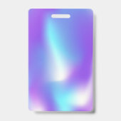 Employee Foto Trendy Holographic Ausweis (Rückseite)