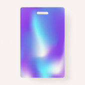 Employee Foto Trendy Holographic Ausweis (Rückseite)