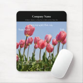 Employee Gift Mousepad Pink Tulips - HAMbyWG (Mit Mouse)